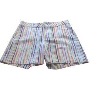 Isaac Mizrahi New York striped shorts sz 14